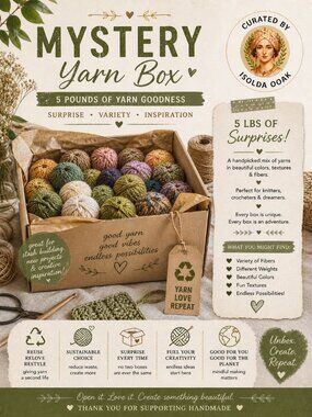 5lbs Mix Mystery Yarn Box